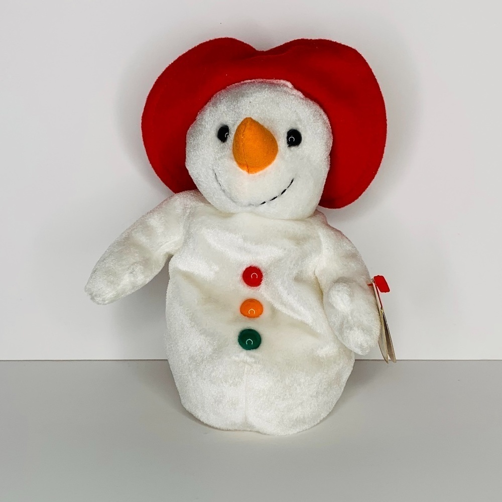 TY Beanie Baby Chillin' the Snowman Collectible Retired‎ 2003 7.5 in